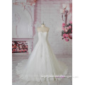 2016 guangzhou new arrival designer dress beaded lace puffy A-line wedding dresses